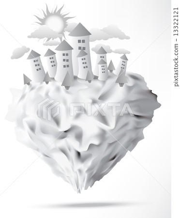 Flying island 13322121