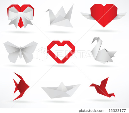 Origami animals & love symbols Origami animals & love symbols 13322177