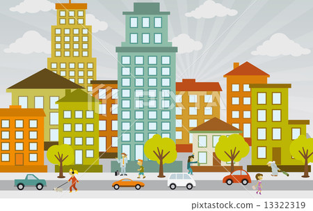 Flat city life 13322319