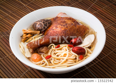Duck noodle food Duck noodle food 13322542