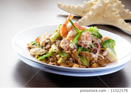 fried rice noodles with Seafood fried rice noodles with Seafood 13322576