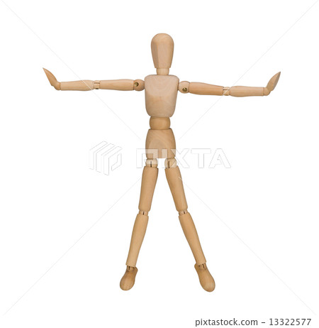 puppet isolated on white background puppet isolated on white background 13322577