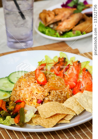 fried rice. Part of a series of nine Asian food dishes. fried rice. Part of a series of nine Asian food dishes. 13322756