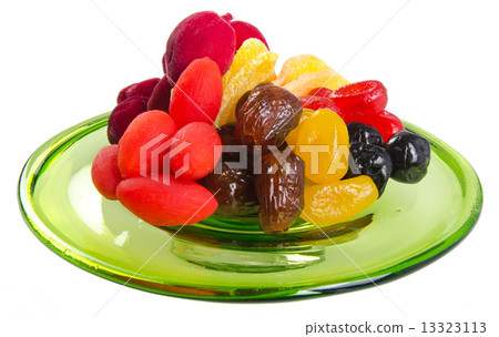 preserved fruits & Dried fruits. Food Snack on a Background preserved fruits & Dried fruits. Food Snack on a Background 13323113
