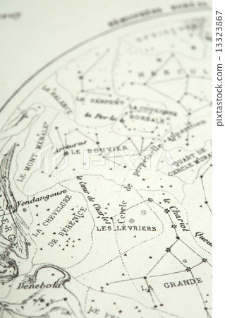 古色古香的天體圖北斗星北斗七星 13323867