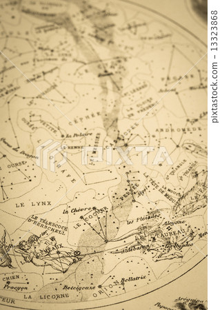 Antique astronomical map Milky Way and Constellation Antique astronomical map Milky Way and Constellation 13323868