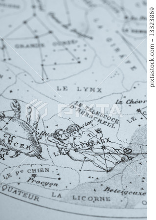 Antique astronomical map 13323869