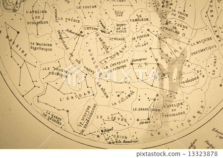 Antique astronomical map 13323878