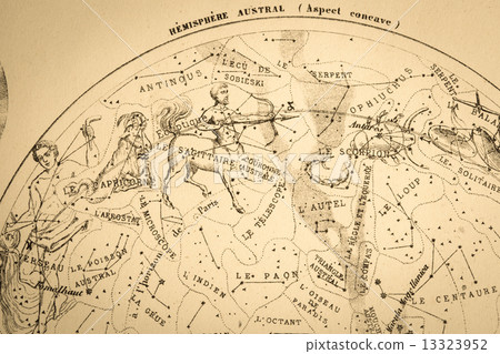 古色古香的天文地圖 古色古香的天文地圖 13323952