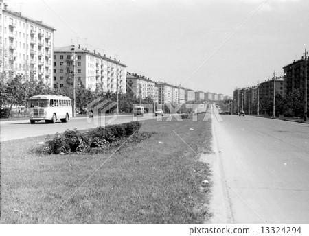 Moscow The Zoe and Alexander Kosmodemyanskiy Street 1962 13324294