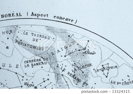 Antique astronomical map Woman 13324315