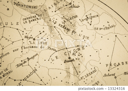 Antique astronomical chart Cynosa 13324316