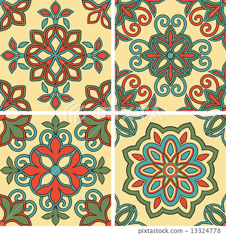 Vector Seamless Tile Patterns 13324778