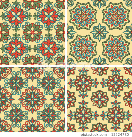 Vector Seamless Tile Patterns 13324780