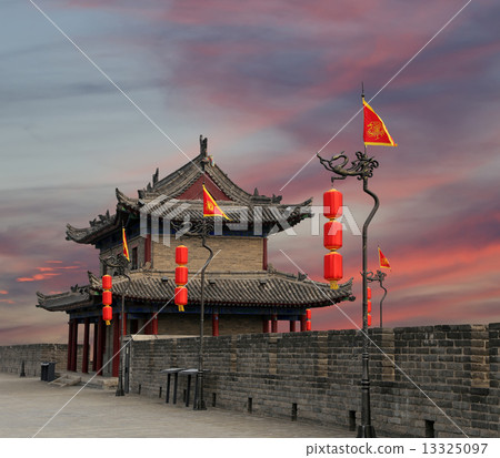 Fortifications of Xian (Sian, Xi'an) an ancient capital of China 13325097