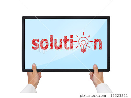 tablet in hands 13325221