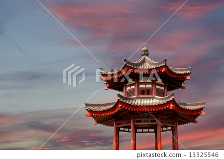 On the territory Giant Wild Goose Pagoda or Big Wild Goose Pagoda, Xian (Sian, Xi'an), China On the territory Giant Wild Goose Pagoda or Big Wild Goose Pagoda, Xian (Sian, Xi'an), China 13325546
