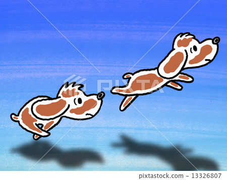 Running dog Running dog 13326807