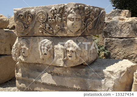 Rock-cut tombs in Myra, Demre, Turkey, Scene Rock-cut tombs in Myra, Demre, Turkey, Scene 13327434