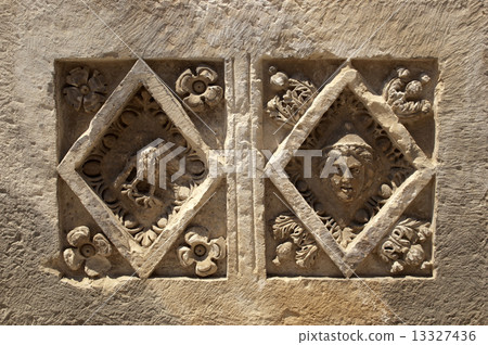 Rock-cut tombs in Myra, Demre, Turkey, Scene 13327436