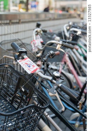 Abandoned bike in front of the station Abandoned bike in front of the station 13327985