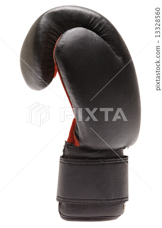 single boxing glove on a white background. single boxing glove on a white background. 13328560