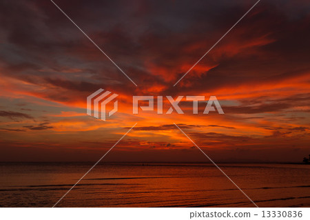 Dramatic Sunset in Thailand, Samui 13330836