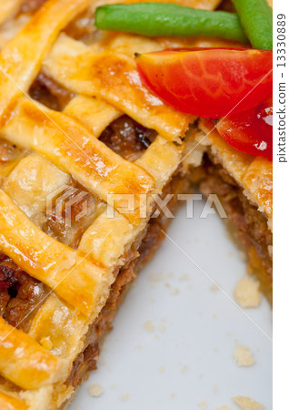 home made beef pie 13330889