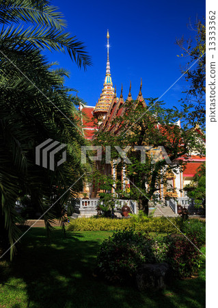 Wat Chalong temple at sunny day Phuket Thailand 13333362