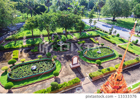 Wat Chalong temple at sunny day Phuket Thailand 13333376