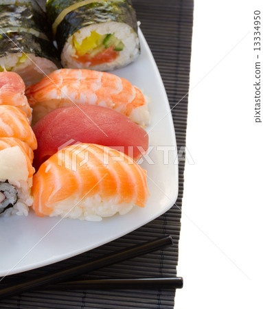lunch with sushi dish lunch with sushi dish 13334950