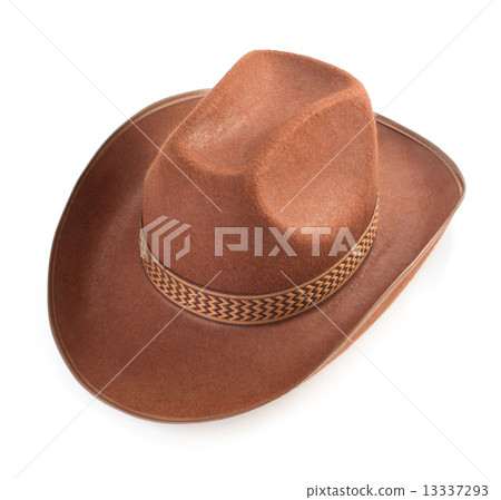 cowboy hat  on white background 13337293