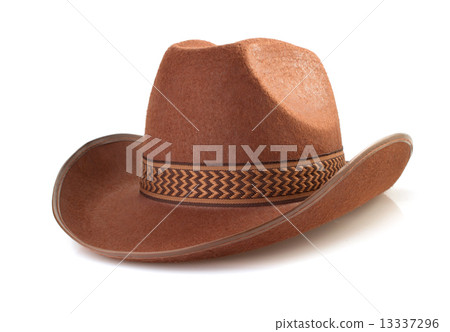 cowboy hat  on white background 13337296