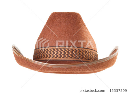 cowboy hat  on white background 13337299