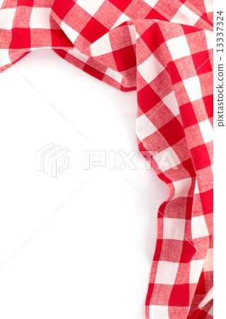 cloth napkin on white background cloth napkin on white background 13337324