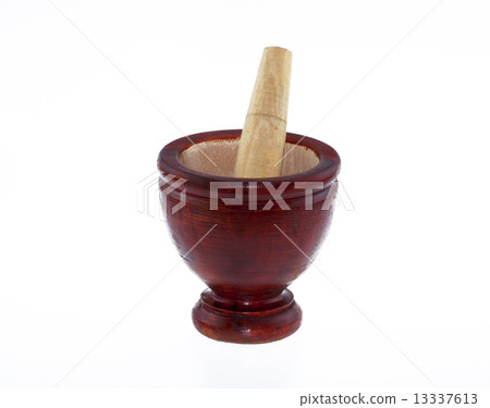 Wooden Mortar and Pestle 13337613