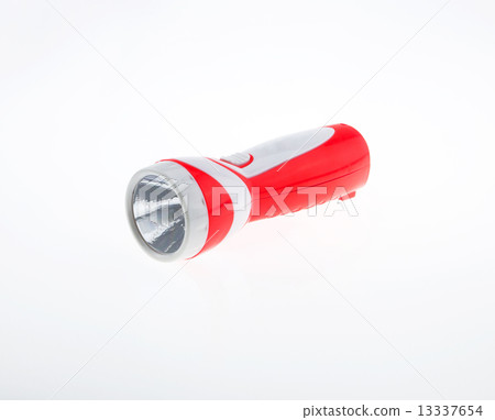 flashlight isolated on white background 13337654
