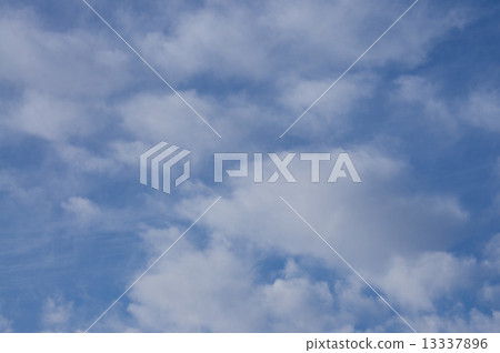  Blue sky and clouds 13337896