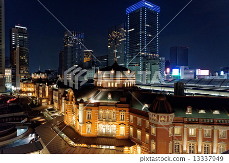 東京站夜景 13337949