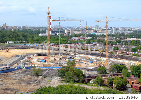 Construction site. Construction site. 13338640