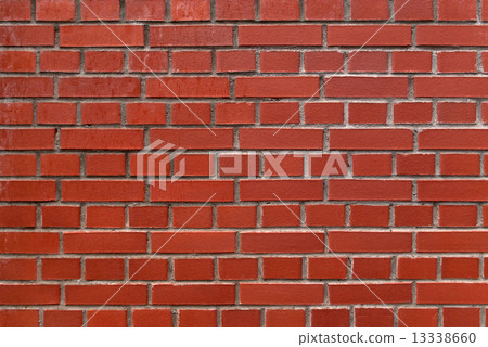Red brick wall. Red brick wall. 13338660