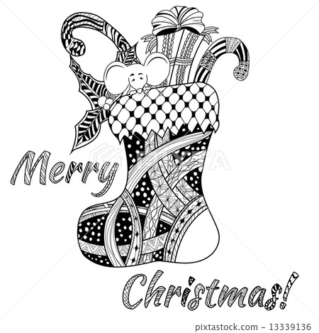 Doodle style - christmas background Doodle style - christmas background 13339136