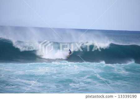 瓦胡島北岸的波浪 13339190