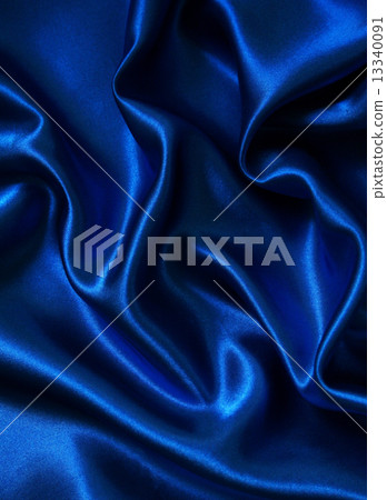 Smooth elegant blue silk 13340091