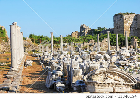 Turkey. Side. Antique ruins 13340154