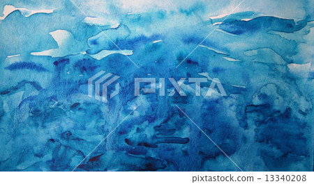 Abstract watercolor background on paper texture 13340208