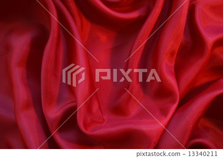 Smooth Red Silk background 13340211