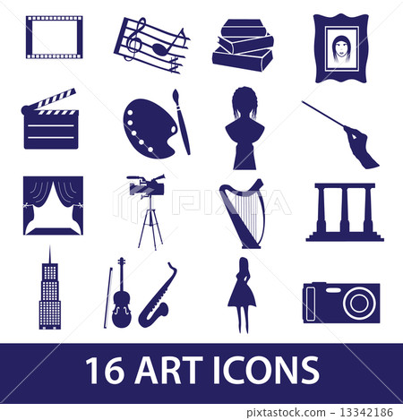 art icons set eps10 art icons set eps10 13342186