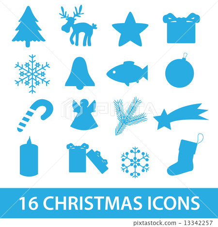 christmas icon collection eps10 13342257