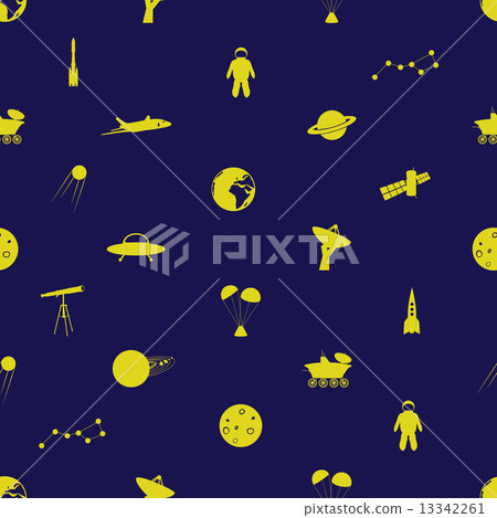 space icon pattern eps10 13342261